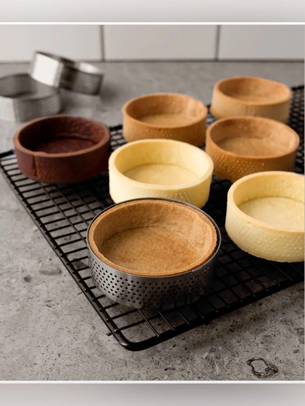 French Tart Baking Kit-Rings, Mat, Bag, Tips and More! New, Unopened Box